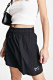 Nike Air Woven Mini Skirt in Black Kadın Dokuma Spor Etek Siyah