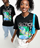 Nike Basketball NBA Boston Celtics Max 90 Unisex Loose Fit T-shirt Unisex Bol Kesim Tişört Siyah