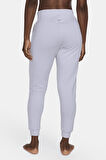 Nike Yoga Luxe 7/8 Fleece Soft Pants Purple Esnek Yumuşak Kadın Eşofman Altı Mor