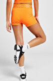Nike Dri Fit Training Pro Graphic 3" Womens Shorts Kadın Tayt Şort Turuncu