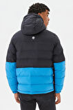 Timberland Oa Puffer Kapüşonlu Erkek Mont Siyah Mavi