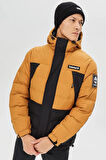 Timberland Oa Puffer Kapüşonlu Erkek Mont Sarı