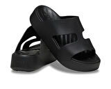 Crocs Getaway Platform H-Strap Kadın Günlük Terlik 209409-001 Siyah
