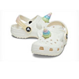 Crocs Classic IAM Rainbow UnicornCgT Çocuk Sandalet 209701-0WV Krem