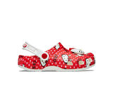 Crocs Hello Kitty Red Classic Clog K Çocuk Terliği 210576-90H Renkli
