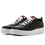 Skechers Sport Court 92-Illustrious Leather Memory Foam Womens Sneaker Hakiki Deri Hafızalı Taban Kadın Günlük Spor Ayakkabı Siyah