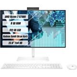HP 24-CB0002NT AMD 5700U 8 GB DDR4 RAM 512 GB SSD AMD Radeon Graphics FreeDos Masaüstü Bilgisayar 