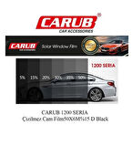 SERİA 1200 Süper Koyu Siyah çİZİLMEZ Cam Filmi 4 Numara 50 Cm X 6 Metre