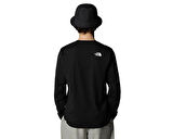 THE NORTH FACE M L/S Simple Dome Tee Erkek Günlük Uzun Kollu Tişört NF0A87QNJK31 Siyah