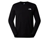 THE NORTH FACE M L/S Simple Dome Tee Erkek Günlük Uzun Kollu Tişört NF0A87QNJK31 Siyah