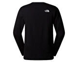 THE NORTH FACE M L/S Simple Dome Tee Erkek Günlük Uzun Kollu Tişört NF0A87QNJK31 Siyah
