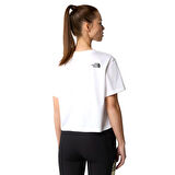 Simple Dome Kadın Beyaz Outdoor T-Shirt NF0A87U4FN41