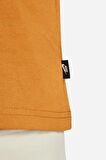 Nike Premium Essential Sust Unisex Loose Fit Tee Bol Kesim Kalın Tişört Hardal