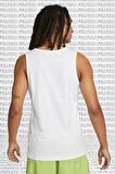 Nike Sportswear Cotton Festival Tank White Pamuklu Günlük Stil Atlet Beyaz