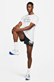 Nike Dri Fit Running Division Men's Tee Erkek Koşu Antrenman Tişörtü Beyaz