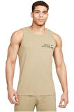 Nike Dri Fit Moving Co Mens Tank Erkek Spor Atlet Haki
