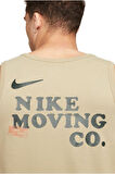 Nike Dri Fit Moving Co Mens Tank Erkek Spor Atlet Haki