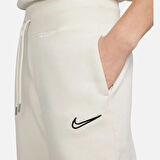 Nike Phoenix Fleece Loose Fit Pant Women's Yüksek Bel Bol Kesim Kadın Eşofman Altı Açık Bej