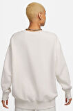 Nike Sportswear Utility Graphic Women’s Kadın Oversize Sweatshirt Krem