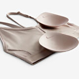 Nike Training Indy Dri Fit Light Support Bra Kadın Spor Sütyen Açık Kahve