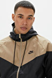 Nike Windrunner Full Zip Jacket Kapüşonlu Erkek Ceket Rüzgarlık Kahve- Sİyah