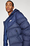 Nike Stormfit Primaloft Synthetic Fit Jacket Rahat Kalıp Kapüşonlu Mont Lacivert