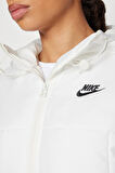 Nike Therma Fit Classic Kadın Günlük Stil Mont Beyaz