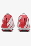 Nike Mercurial Vapor 15 Club FG/MG Futbol Ayakkabısı Doğal Suni Çim Kramponu Beyaz Kırmız