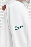 Nike Phoenix Fleece High Waisted Loose Fit Sweatpant Oversize Eşofman Altı Beyaz