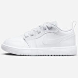 Nike Air Jordan 1 Low Alt PS Leather Sneaker Hakiki Deri Günlük Spor Ayakkabı Beyaz