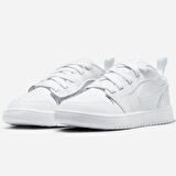 Nike Air Jordan 1 Low Alt PS Leather Sneaker Hakiki Deri Günlük Spor Ayakkabı Beyaz