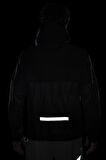 Nike Running Storm Fit Division Aerogami Jacket Erkek Su itici Kapüşonlu Reflektörlü Yürüyüş Koşu Ceketi Siyah
