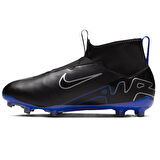 Nike Mercurial Air Zoom Superfly 9 Acad FG/MG Soccer Shoes Çoraplı Çocuk Krampon Siyah