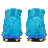 Nike JR Superfly 9 Club KM FG/MG Mavi Çocuk Krampon