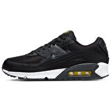 Nike Air Max 90  Leather Black Hakiki Deri Erkek Snekaer Siyah