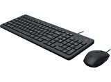 HP 150 Wired Kablolu Q Klavye Mouse Seti Siyah