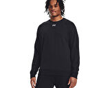 Under Armour Ua Rival Fleece Crew Unisex Günlük Sweatshirts 1379755-001 Siyah