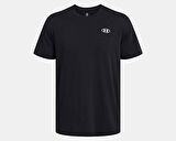 Under Armour Ua Hw Lc Patch Ss Erkek Günlük Tişört 1382902-001 Siyah