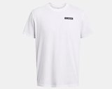 Under Armour Ua Hw Armour Label Ss Erkek Günlük Tişört 1382831-100 Beyaz
