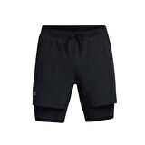 Under Armour Ua Launch 5'' 2-In-1 Shorts Erkek Şort 1382640-001 Siyah