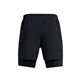 Under Armour Ua Launch 5'' 2-In-1 Shorts Erkek Şort 1382640-001 Siyah