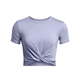 Under Armour Motion Crossover Crop Ss Kadın T-shirt 1383647-539 Lila