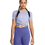 Under Armour Motion Crossover Crop Ss Kadın T-shirt 1383647-539 Lila