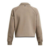 Unstoppable Flc Rugby Crop Kadın Kahverengi Antrenman Sweatshirt 1382746-200
