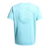 Curry Emboss Hw Erkek Mavi Basketbol T-Shirt 1383378-914
