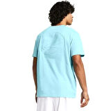 Curry Emboss Hw Erkek Mavi Basketbol T-Shirt 1383378-914