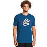 Curry Champ Mindset Erkek Mavi Basketbol T-Shirt 1383382-426