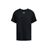 Under Armour Campus Oversize Ss Kadın T-shirt 1387193-001 Siyah