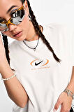 Nike Sportswear Loose Fit Tee Bfoosh Kadın Pamuklu Bol Kesim Tişört Beyaz