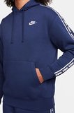 Nike Club Fleece Hoodie Track Suit Kapişonlu Pamuklu Erkek Eşofman Takımı Lacivert